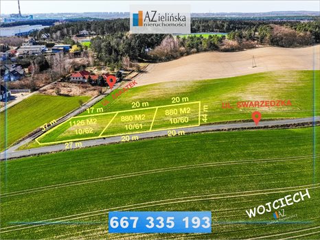 Działka budowlana na sprzedaż Kobylnica, Swarzędzka 1 126m2 Foto 10