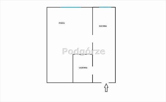 Kawalerka na sprzedaż Kraków, Śródmieście, Topolowa 40m2 Foto 4