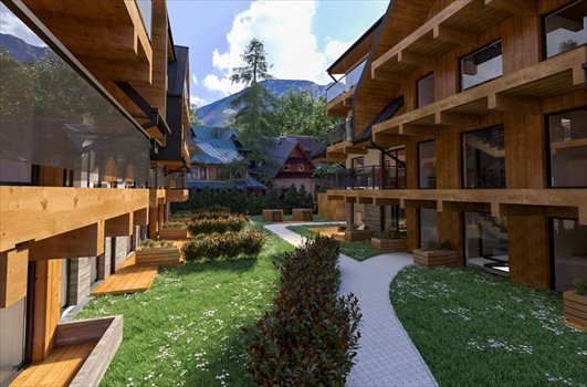 Mieszkanie dwupokojowe na sprzedaż Zakopane, Heleny Modrzejewskiej 55m2 Foto 8
