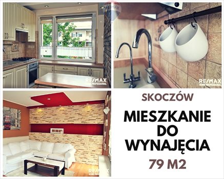 Mieszkanie czteropokojowe na wynajem Skoczów, Gustawa Morcinka 79m2 Foto 1