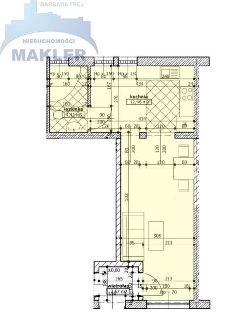 Kawalerka na sprzedaż Piekary Śląskie 36m2 Foto 1