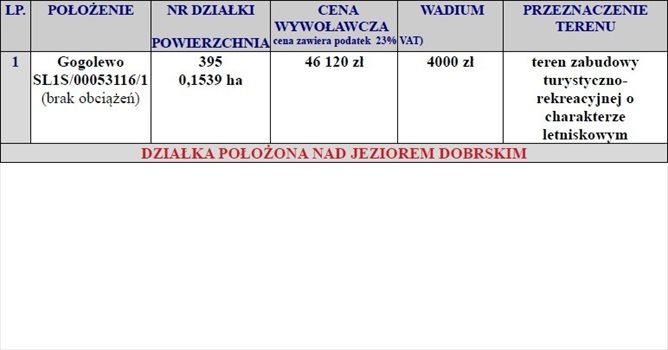 Działka rekreacyjna na sprzedaż Gogolewo 1 539m2 Foto 5