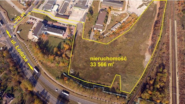Działka inwestycyjna na sprzedaż Kielce, Centrum, Olszewskiego 33 566m2 Foto 2