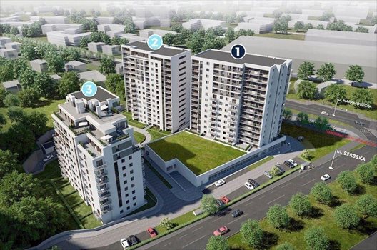 Mieszkanie trzypokojowe na sprzedaż Poznań, Winogrady, Serbska/Naramowicka 56m2 Foto 2