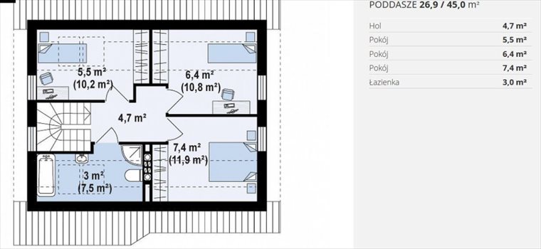 Dom na sprzedaż Borówiec 90m2 Foto 3