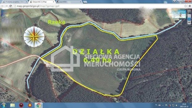 Działka leśna na sprzedaż Skwierawy 64 900m2 Foto 4