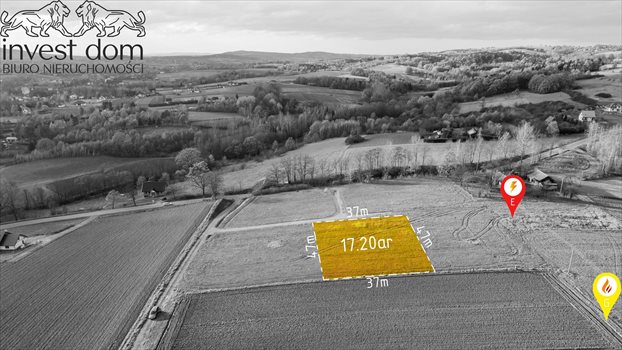 Działka budowlana na sprzedaż Zagórzany 1 720m2 Foto 2