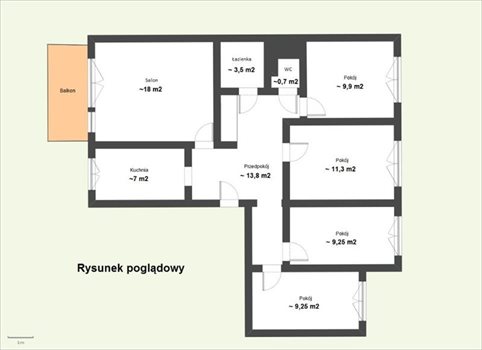 Mieszkanie na sprzedaż Łęczna, Staszica 82m2 Foto 12