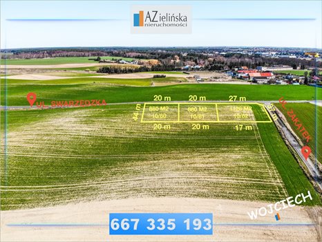 Działka budowlana na sprzedaż Kobylnica, Swarzędzka 1 126m2 Foto 9