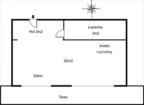 Kawalerka na wynajem Gdańsk, Śródmieście, Szafarnia 30m2 Foto 2
