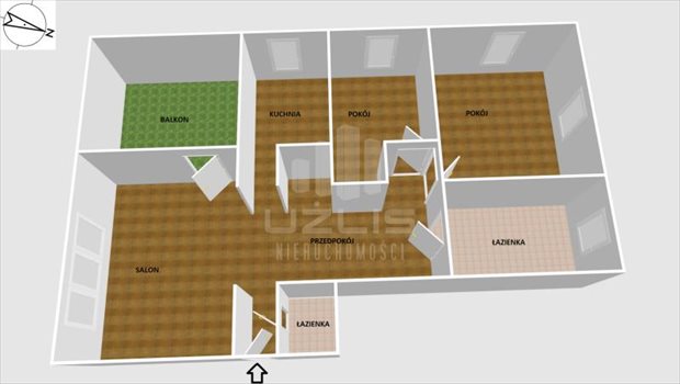 Mieszkanie trzypokojowe na sprzedaż Starogard Gdański, Tuwima 78m2 Foto 2