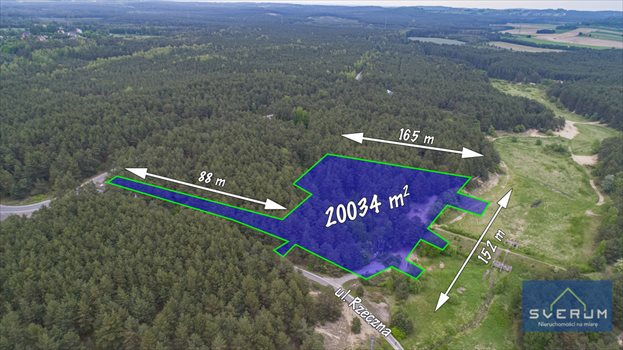 Działka rekreacyjna na sprzedaż Zaborze, Rzeczna 20 034m2 Foto 3