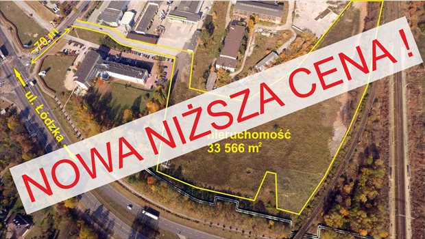 Działka inwestycyjna na sprzedaż Kielce, Centrum, Olszewskiego 33 566m2 Foto 1