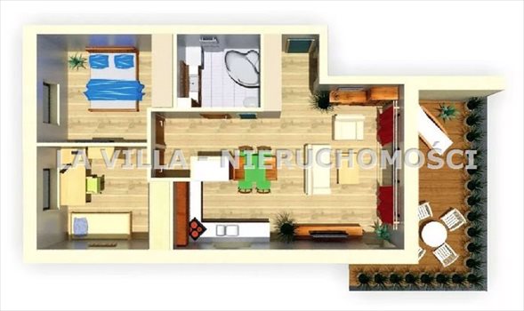 Mieszkanie czteropokojowe na sprzedaż Święciechowa 60m2 Foto 2