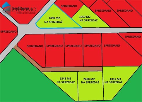 Działka budowlana na sprzedaż Sulejów, Zalesice 1 450m2 Foto 1