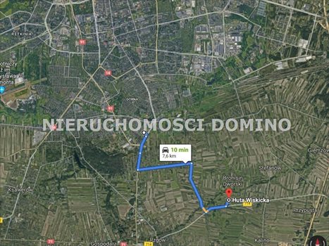 Działka budowlana na sprzedaż Huta Wiskicka 1 375m2 Foto 1