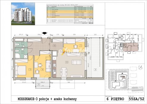 Mieszkanie czteropokojowe na sprzedaż Rzeszów, Zalesie 73m2 Foto 1