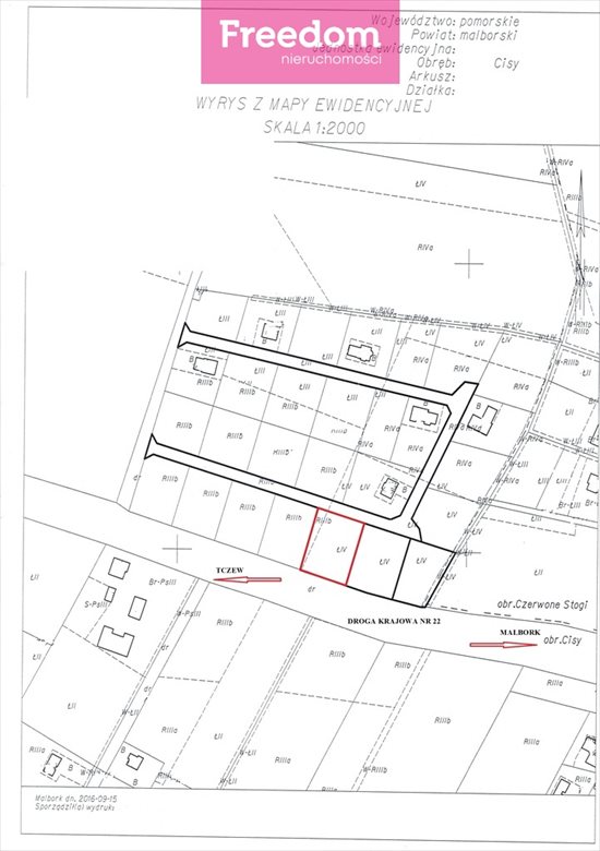 Działka budowlana na sprzedaż Cisy 1 507m2 Foto 5