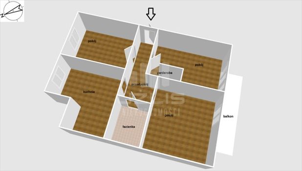 Mieszkanie trzypokojowe na sprzedaż Starogard Gdański 83m2 Foto 2