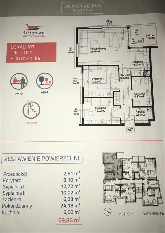 Mieszkanie trzypokojowe na sprzedaż Katowice, Kostuchna, Zabłockiego 69m2 Foto 1