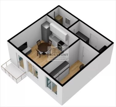 Mieszkanie dwupokojowe na sprzedaż Bydgoszcz, Bocianowo 30m2 Foto 3