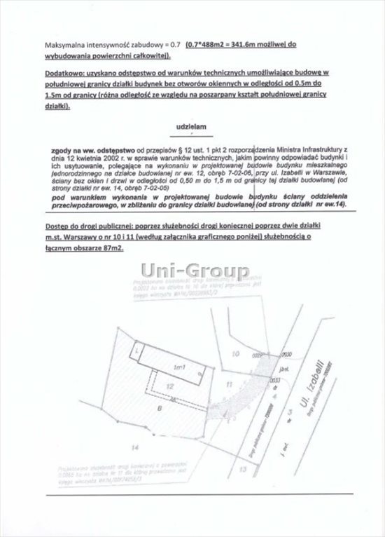Działka budowlana na sprzedaż Warszawa, Żoliborz, Sady Żoliborskie 488m2 Foto 4