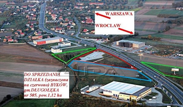Działka przemysłowo-handlowa na sprzedaż Byków, Tereny przemysłowe, krajowa 11 200m2 Foto 2