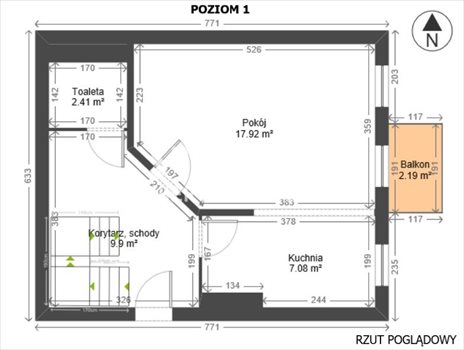 Mieszkanie trzypokojowe na sprzedaż Kraków, Prądnik Biały, Stefana Jaracza 70m2 Foto 8