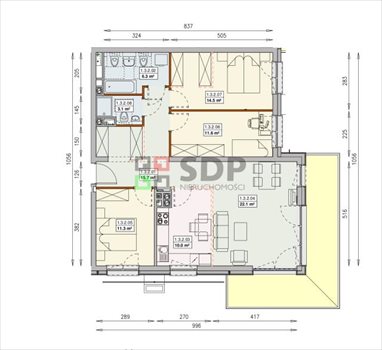 Mieszkanie czteropokojowe na sprzedaż Wrocław, Śródmieście 99m2 Foto 2