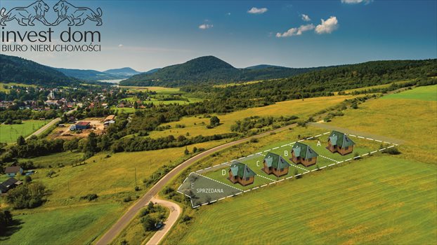Działka budowlana na sprzedaż Uście Gorlickie 1 250m2 Foto 4