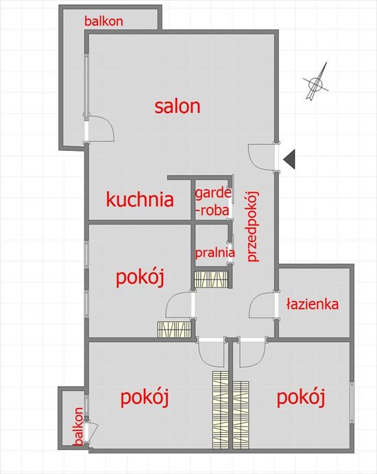 Mieszkanie czteropokojowe na wynajem Rzeszów, Fryderyka Szopena 89m2 Foto 12
