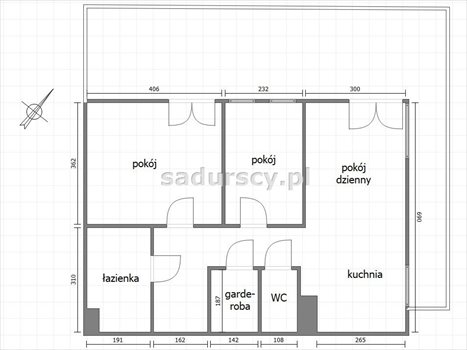 Mieszkanie trzypokojowe na wynajem Kraków, Dębniki, Ruczaj, Kobierzyńska 70m2 Foto 5