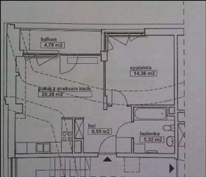 Mieszkanie dwupokojowe na sprzedaż Kraków, Bronowice, Józefa Chełmońskiego 46m2 Foto 2