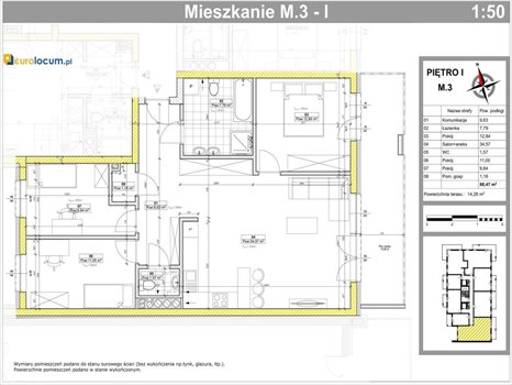 Mieszkanie czteropokojowe na sprzedaż Kielce 88m2 Foto 2