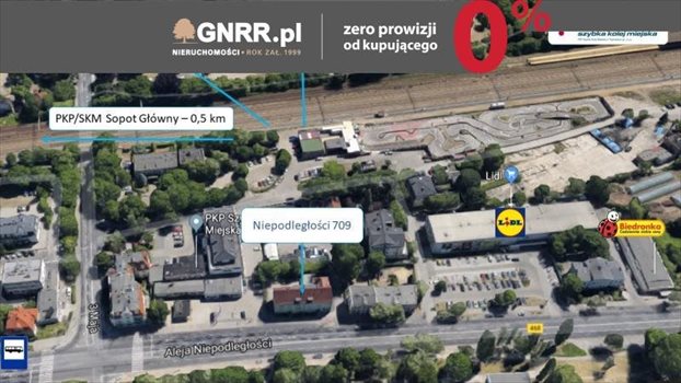Mieszkanie trzypokojowe na sprzedaż Sopot, Centrum, Niepodległości 50m2 Foto 2