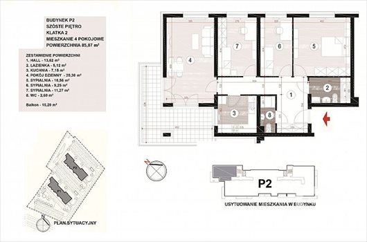 Mieszkanie czteropokojowe na sprzedaż Rzeszów, Staromieście 86m2 Foto 5