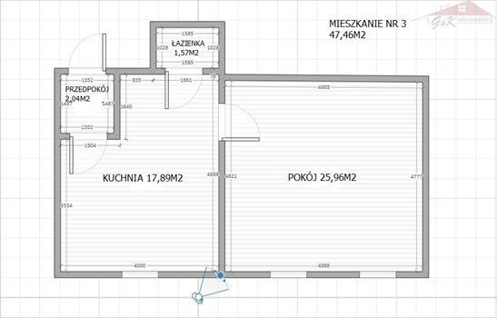 Kawalerka na sprzedaż Przemyśl, Tadeusza Rejtana 47m2 Foto 2