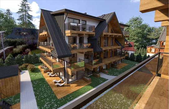 Mieszkanie dwupokojowe na sprzedaż Zakopane, Heleny Modrzejewskiej 55m2 Foto 5