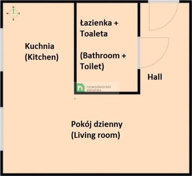 Kawalerka na wynajem Kraków, Podgórze, Parkowa 25m2 Foto 12