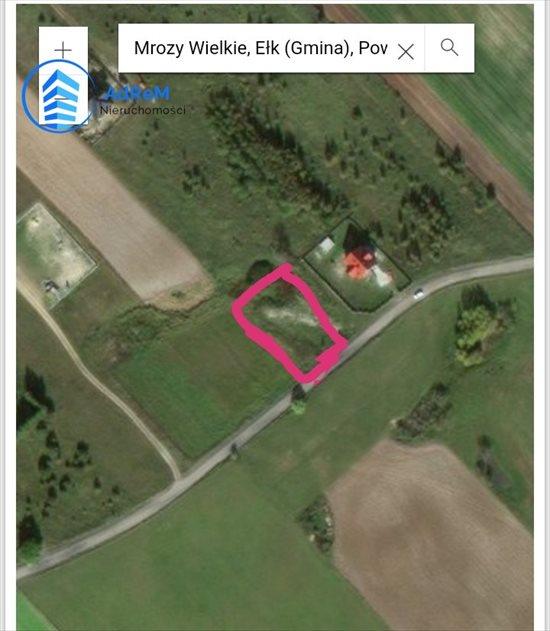 Działka budowlana na sprzedaż Mrozy Wielkie 1 063m2 Foto 2