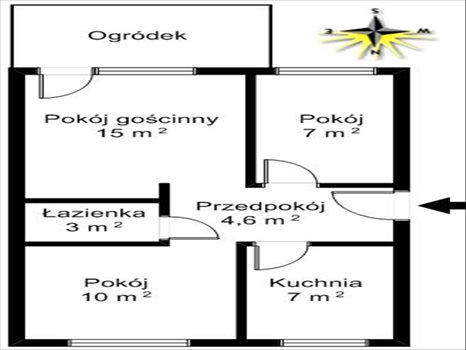 Mieszkanie trzypokojowe na sprzedaż Warszawa, Mokotów, Sobieskiego 47m2 Foto 2