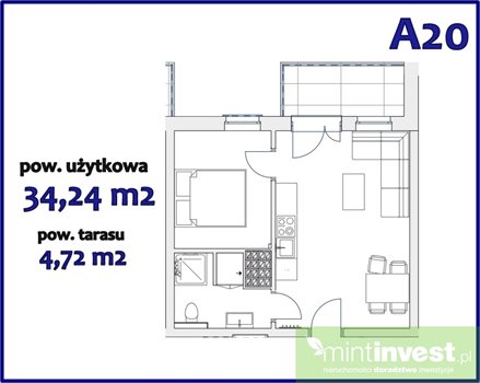 Mieszkanie dwupokojowe na sprzedaż Pobierowo, Powstańców 34m2 Foto 2