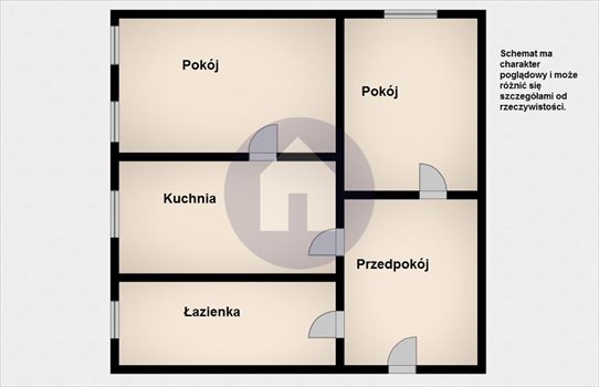 Mieszkanie dwupokojowe na sprzedaż Wałbrzych, Śródmieście 68m2 Foto 9
