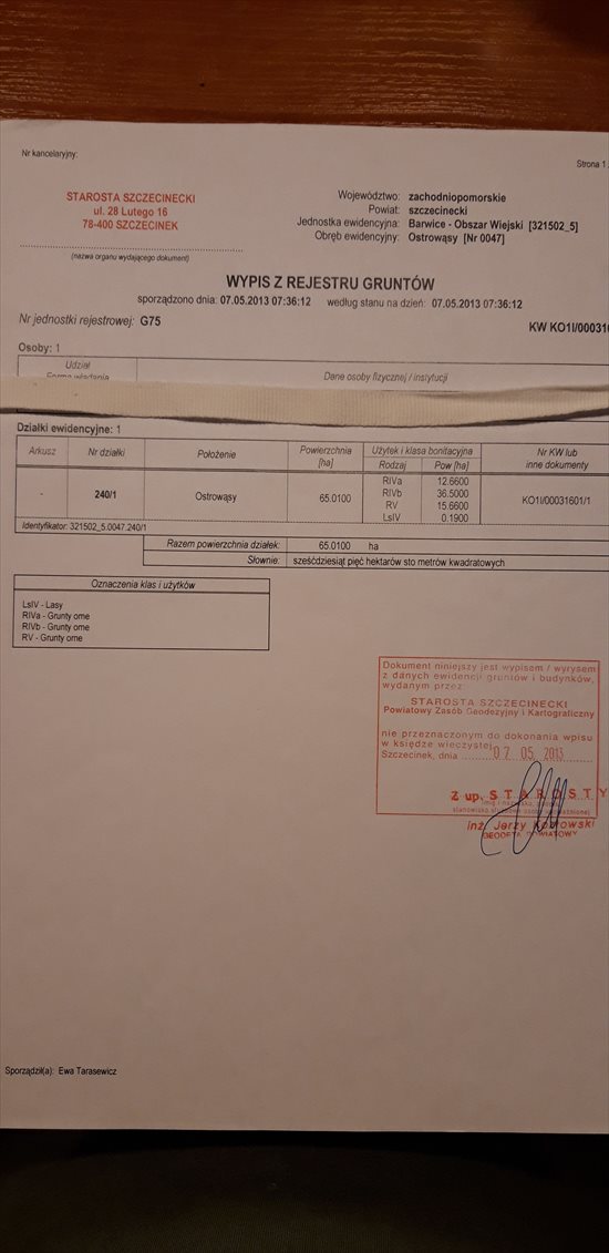 Działka rolna pod dzierżawę Ostrowąsy, pole 650 000m2 Foto 2