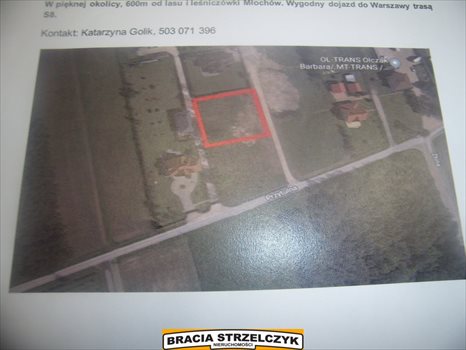 Działka budowlana na sprzedaż Wola Krakowiańska 1 425m2 Foto 7