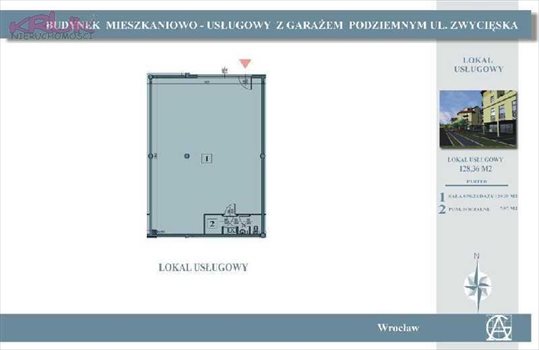 Lokal użytkowy na sprzedaż Wrocław, Krzyki, Zwycięska 130m2 Foto 1