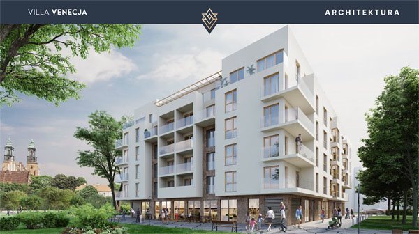 Mieszkanie trzypokojowe na sprzedaż Poznań, Centrum, Wenecjańska Villa Venecja 85m2 Foto 2