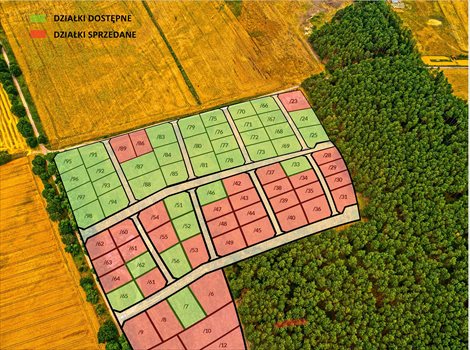 Działka budowlana na sprzedaż Gościnowo, Działki budowlane pod lasem 472m2 Foto 7