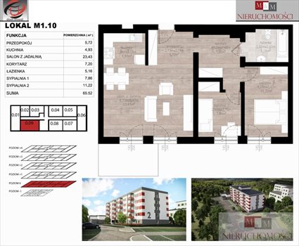 Mieszkanie na sprzedaż Opole Czarnowąsy  
