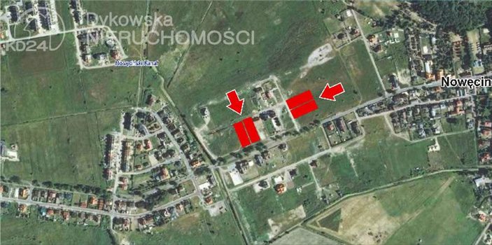 Działka budowlana na sprzedaż Nowęcin, Łebska 1 350m2 Foto 3